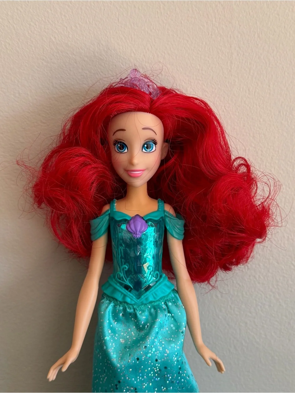 Disney Princess Little Mermaid Ariel Royal Shimmer Glitter Doll Crown Skirt 2021